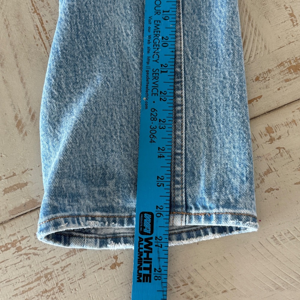 Abercrombie Fitch The 90s Straight Ultra High Rise Curve Love Light Size 29 8xs - Picture 7 of 7